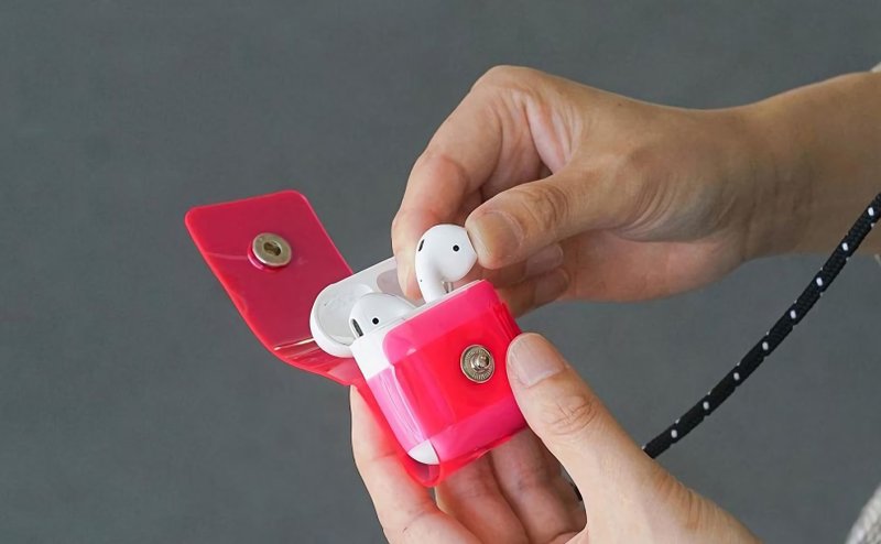 Sallies AirPods Case透視感藍芽耳機保護套(粉紅) - AirPods/耳機保護套 - 其他材質 粉紅色