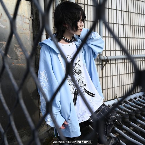 ꒰՞ɞ̴̶̷̥⩊ɞ̴̶̷̥꒱֯ Sun & Moon Harajuku Hoodie : kpopita