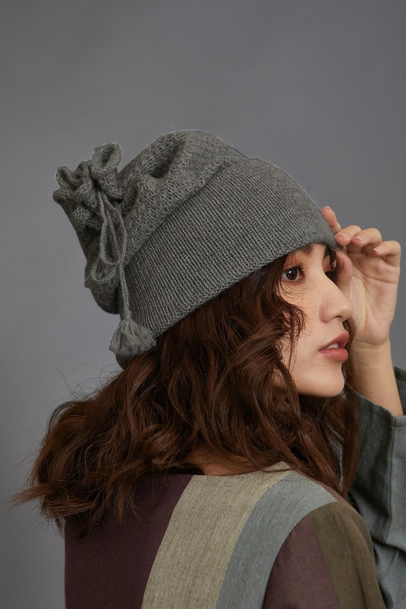 alpaca snood-fair trade - Hats & Caps - Wool Gray