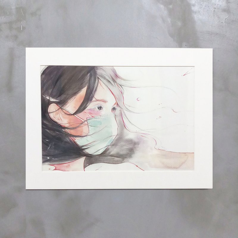 Alice Hobbey 香港人系列 複製原畫/掛畫/裝飾/水彩畫/插畫 - 海報/掛畫/掛布 - 紙 多色