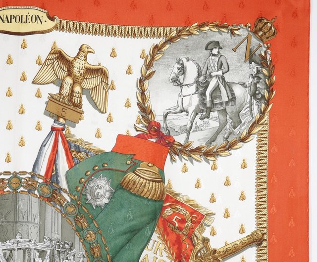 日本直送】エルメス HERMES カレ90 スカーフ NAPOLEON ナポレオン 日本直送】エルメス HERMES カレ90 スカーフ NAPOLEON ナポレオン