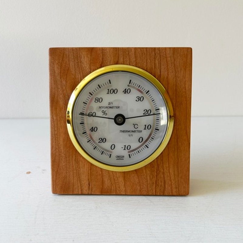 Thermo-hygrometer Cherry - อื่นๆ - ไม้ สีนำ้ตาล