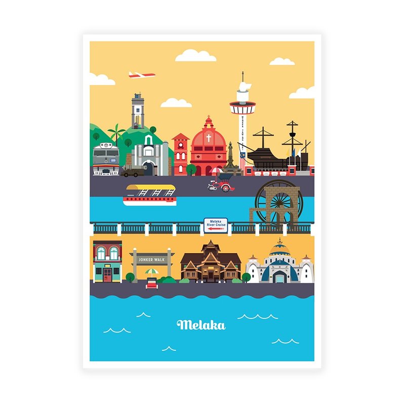 Malacca's landscape - Cards & Postcards - Paper 