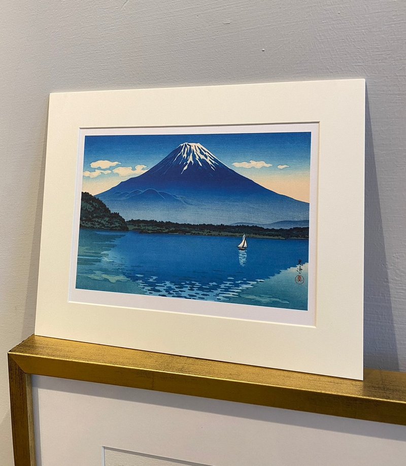 本店獨立印製土屋光逸浮世繪版畫 - 富士山精美插畫 - 海報/掛畫/掛布 - 紙 