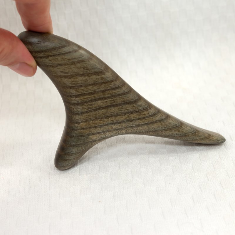 Wooden massage tool Traditional acupressure thai massage Reflexology Tool - อุปกรณ์เสริมความงาม - ไม้ สีเทา