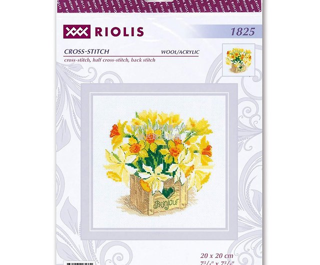 RIOLIS Cross Stitch Kit - Compass - Shop marumizakka Knitting, Embroidery,  Felted Wool & Sewing - Pinkoi