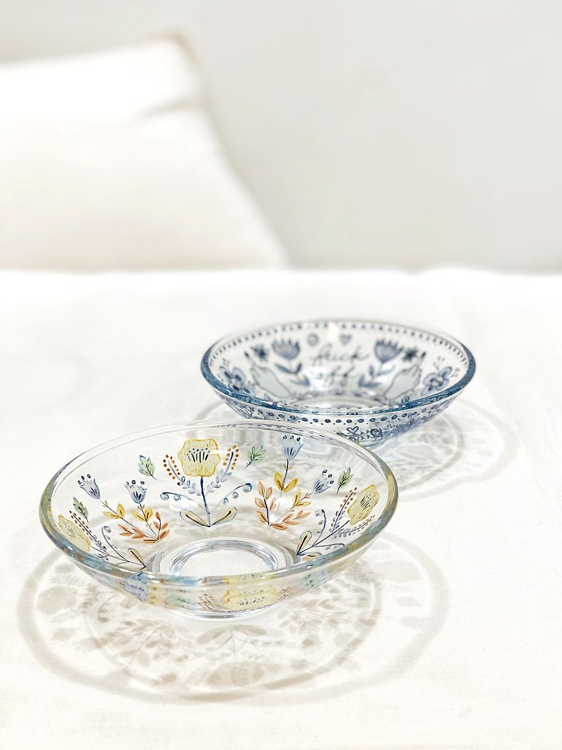 Venetian Glass Enamel Painting Experience -  Little plate x1 - Pottery & Glasswork - Glass 