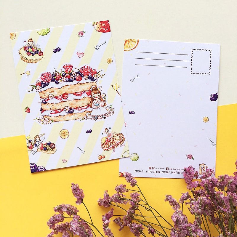 [Little Man National University Dessert] Postcard-Type B - Cards & Postcards - Paper 