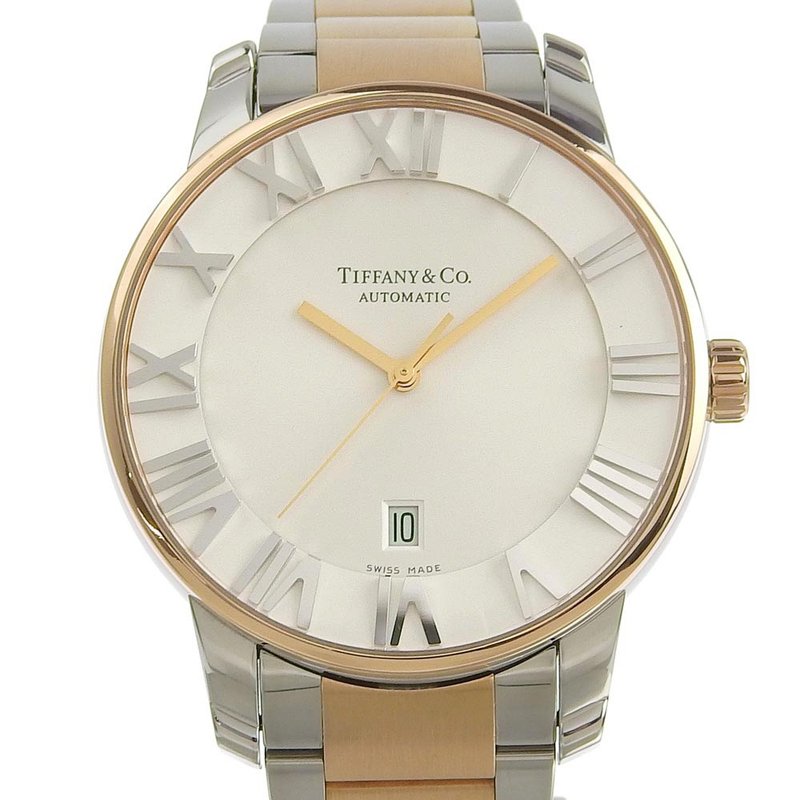 【日本直送】ティファニー TIFFANY&Co. アトラスドーム 腕時計 Z1810.68.13A21A.00A ゴールド 自動巻き メンズ【中古】 - 女錶 - 不鏽鋼 白色
