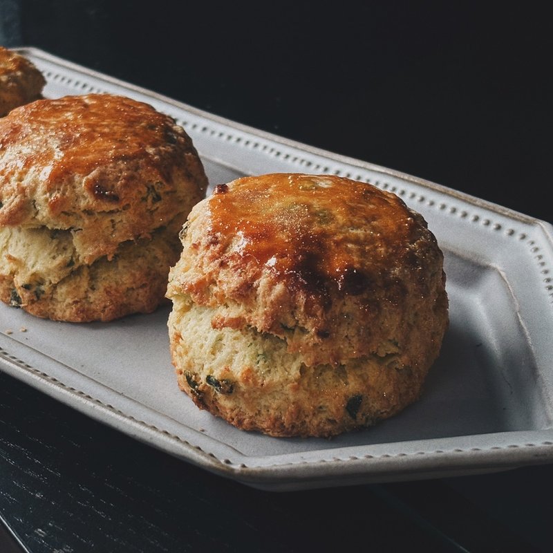 【Hand-Hand Scone】 Scone Full of Green Onions - Cake & Desserts - Fresh Ingredients 