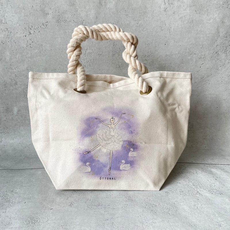 Swan Lake Odette Marine tote bag - Other - Cotton & Hemp White