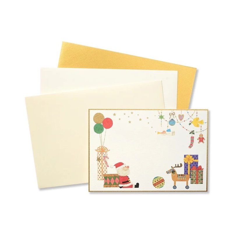 Le Pere Noel 留言卡套裝 / 聖誕節 - 卡片/明信片 - 紙 
