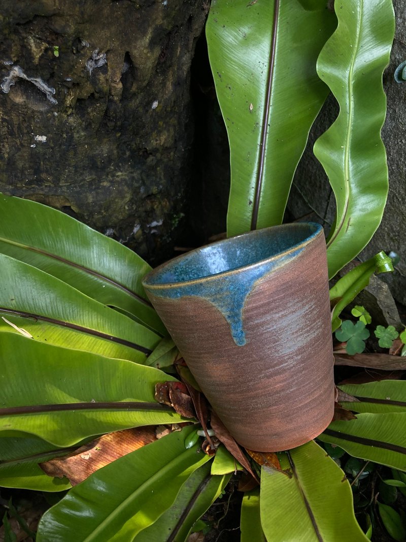 霧面結晶藍釉茶杯 III - 茶壺/茶杯/茶具 - 陶 