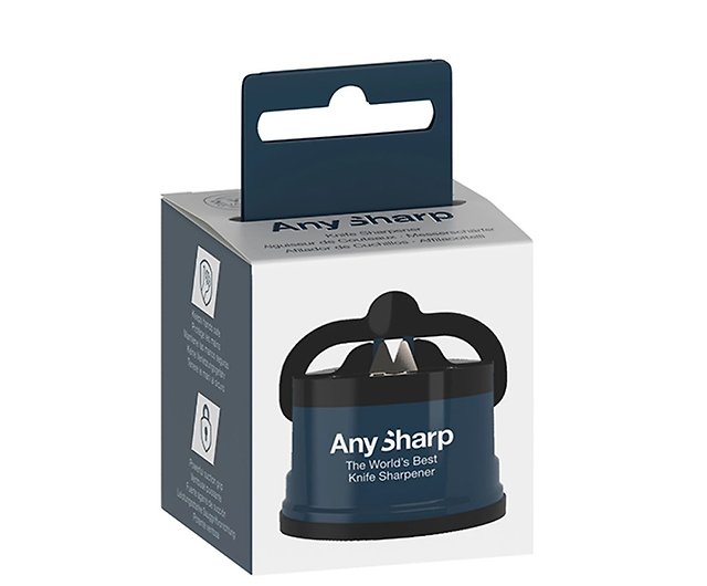 AnySharp Editions Sharpener (2-Pack/Global Blue & Global Silver)