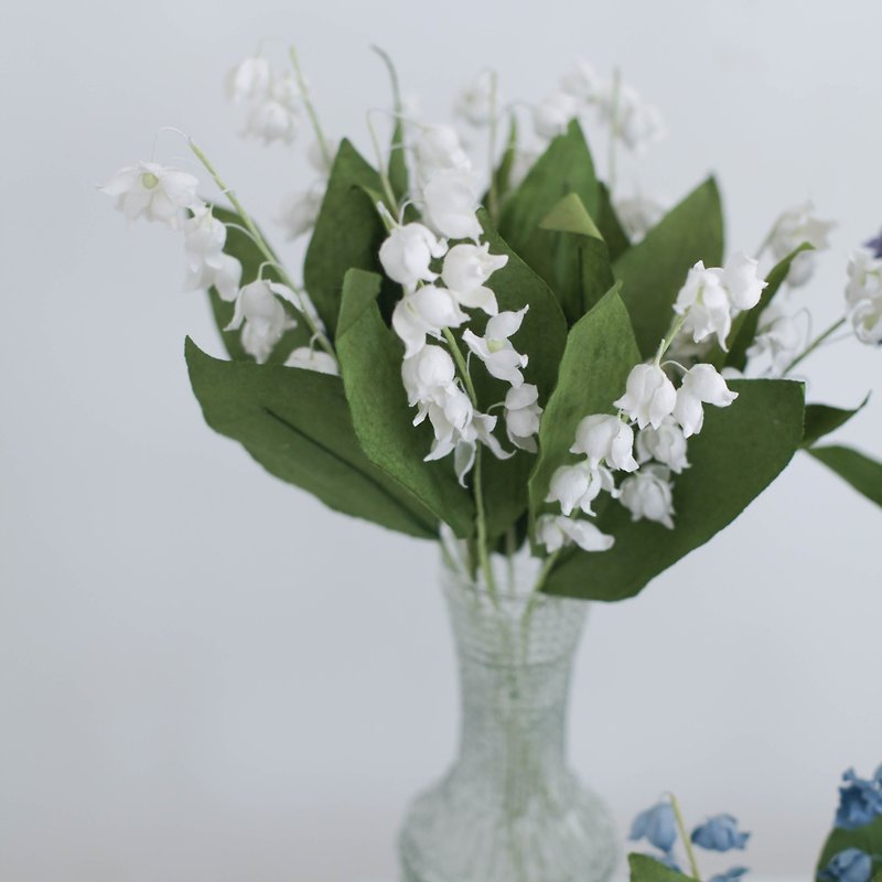Lily of The Valley Posie Rooms, Small Flowers for Decoration - Items for Display - Paper Multicolor