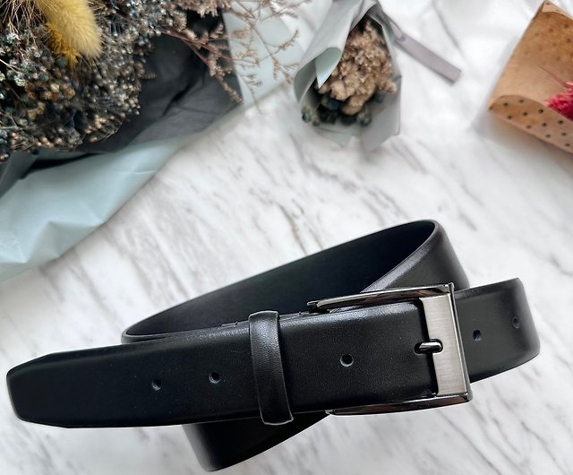 Genuine Leather Belt for Men, Valentine's Day Gift for Him