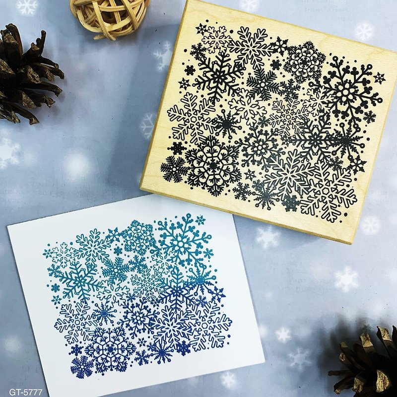 Maple Stamp- Snowflake Background GT-5777