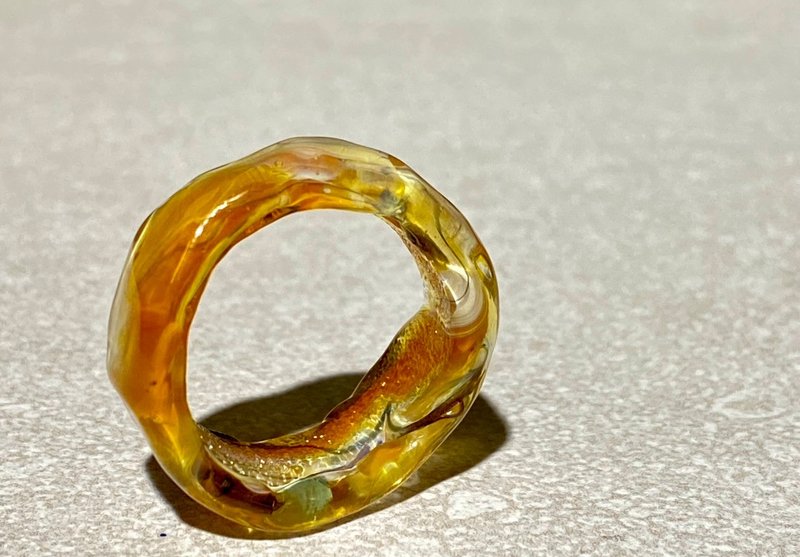 Huluhulu/glass ring/ring - แหวนทั่วไป - แก้ว 