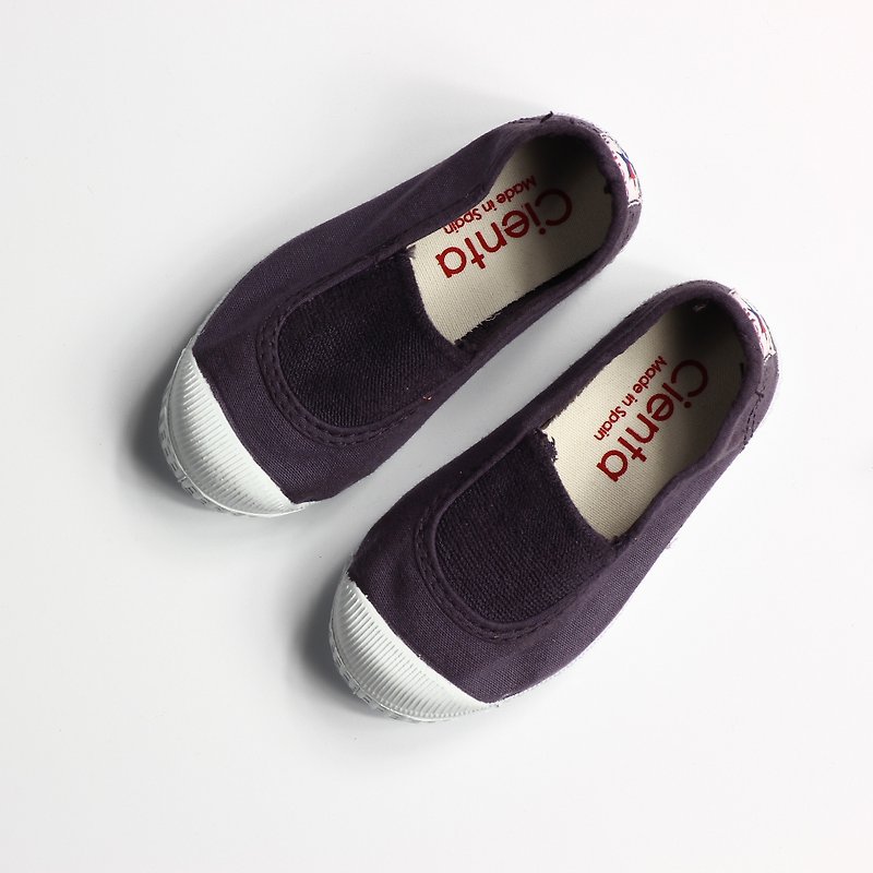 Spanish nationals purple canvas shoes CIENTA 75997 35 big boy, shoes size - Women's Casual Shoes - Cotton & Hemp Purple