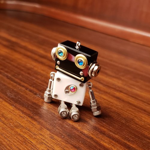 値下げ☆MASSANOVA ART ロボットペンダント MASSANOVA ART マサノヴァアート ロボットネックレス 新品未使用