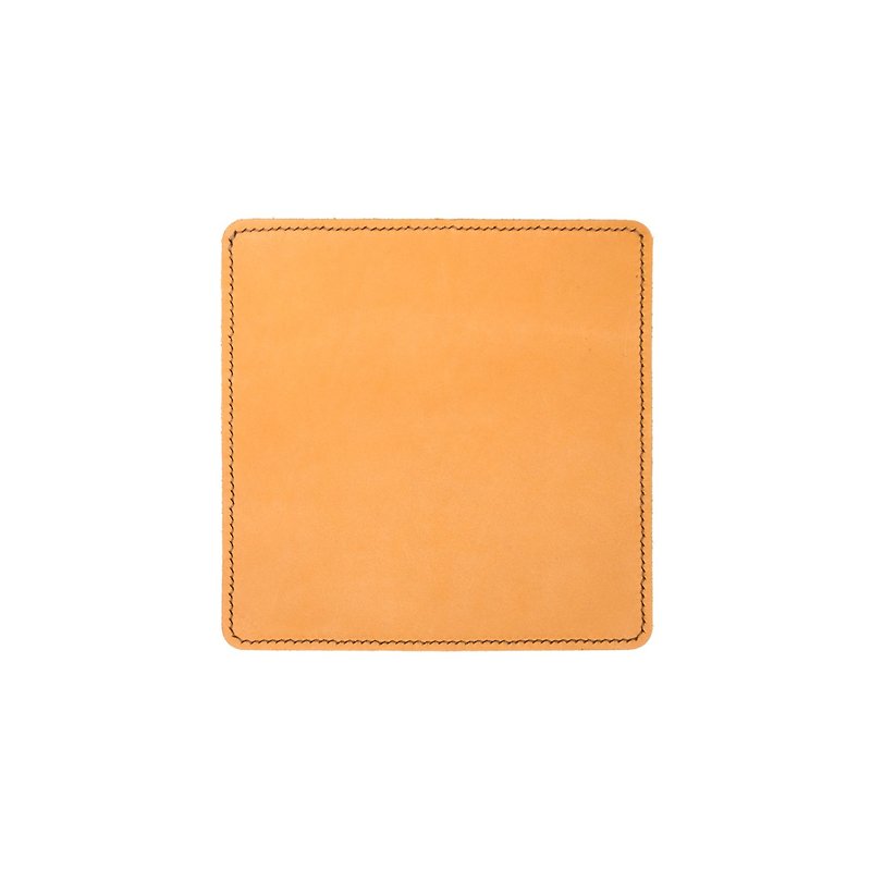 DIY hand-stitched leather mouse pad / M1-018 / material package - Leather Goods - Genuine Leather Multicolor