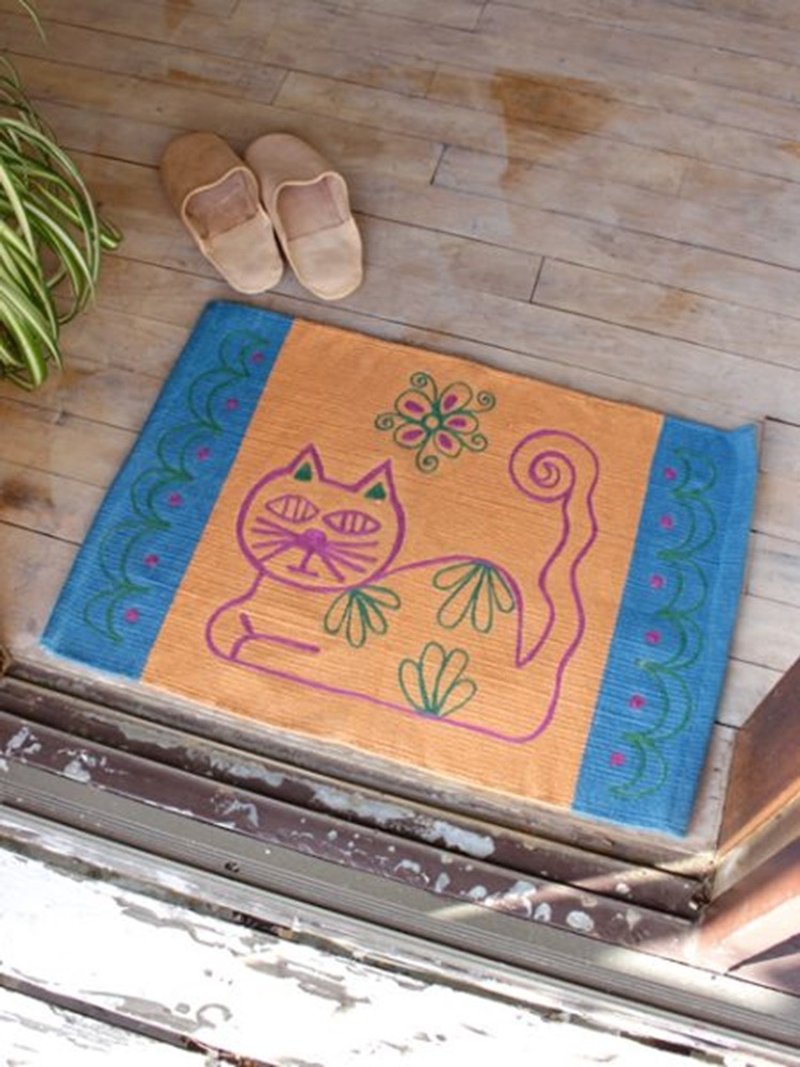 [Popular Pre-order] Hand-painted style animal floor mats (four models) IPIP7151 - Rugs & Floor Mats - Cotton & Hemp 