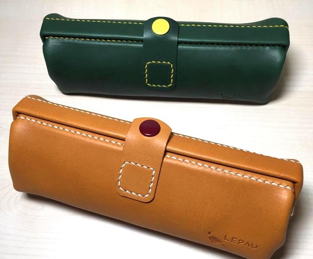 カラーゴールドレザーボックス【スコーチブラウン】 - ショップ LEPAU