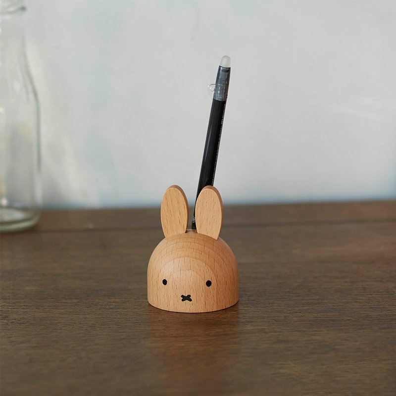 [MIFFYx Japan NICHIGAN] Wooden storage pen holder - Storage - Wood 