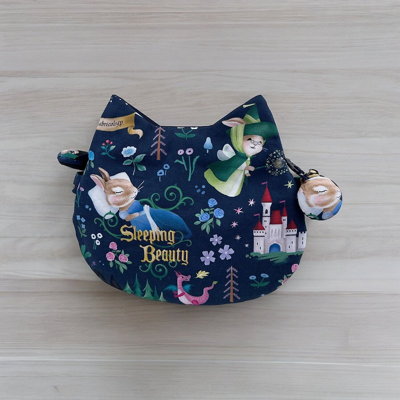 I love cats - a multi-purpose clutch bag in the shape of a fairy tale cat - Wallets - Other Materials 