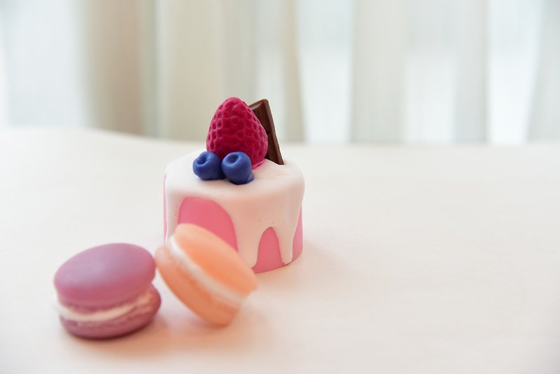 【可愛甜點皂】 製作自己的小蛋糕和馬卡龍吧~可親子同樂 手工皂 - 蠟燭/香氛/調香 - 其他材質 