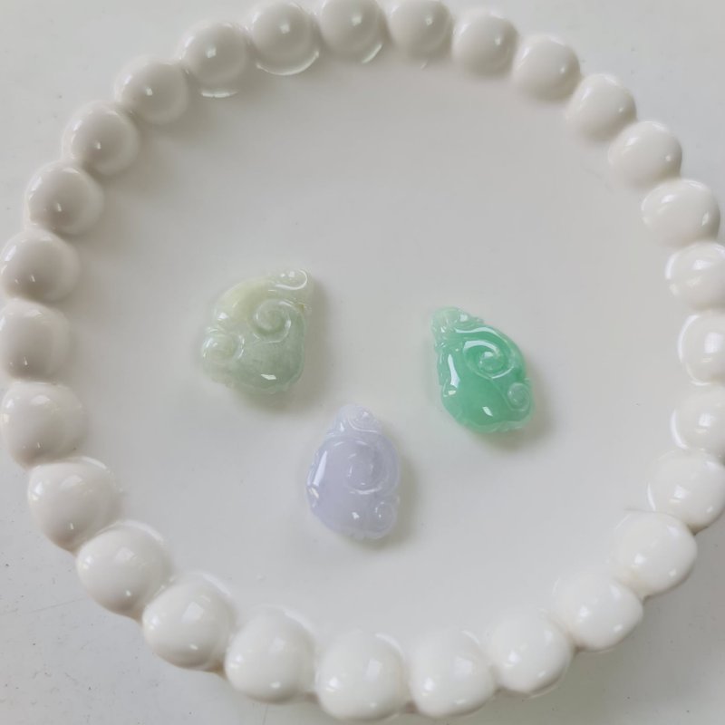 事事如意吊墜隨意扣 | 天然緬甸玉A貨翡翠 - 項鍊 - 玉石 