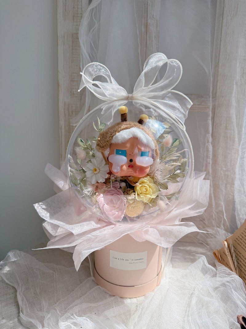 現貨正版泡泡瑪特 PopMart CryBaby哭娃哭哭蜜蜂 永生花波波 - 乾燥花/永生花 - 植物．花 多色