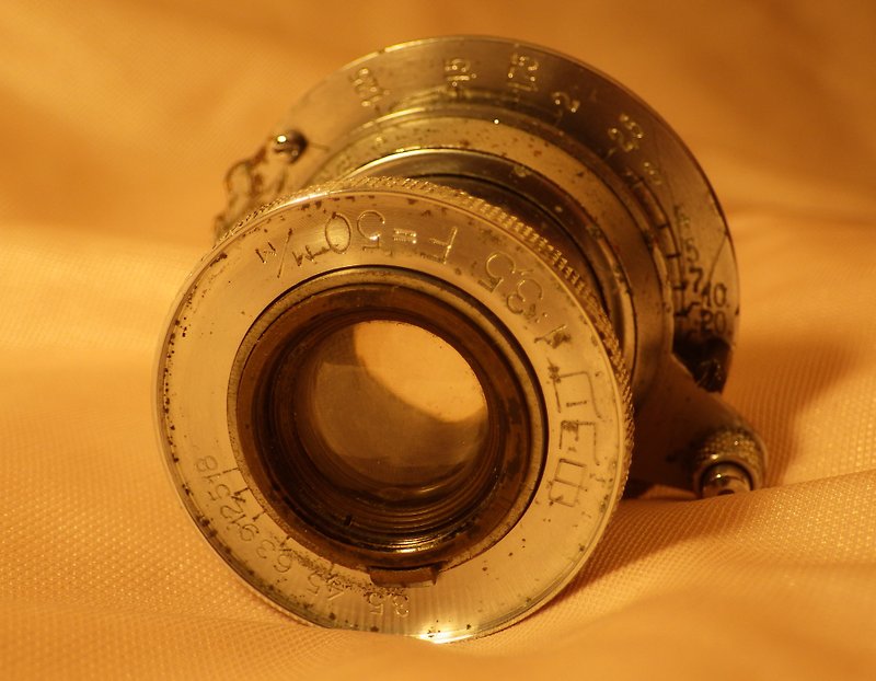 FED INDUSTAR-10 50mm f3.5 lens M39 LTM for Leica Zorki camera Elmar Tessar USSR - Cameras - Glass 