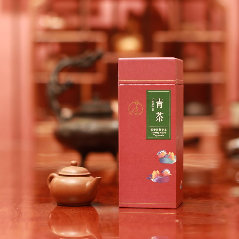 【LKY Tea】Pleasure Greeting Series・Mandarin Duck - Monkey Picked Tieguanyin - Tea - Other Materials Red