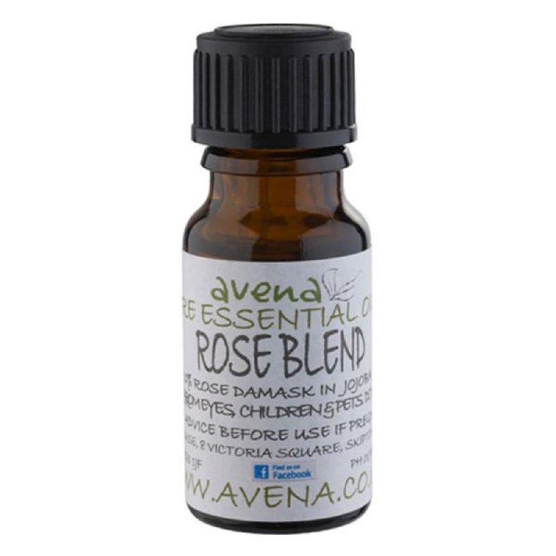 AVENA Rose Damask Essential Oil (Blend) 10% Rose Dilution in Jojoba