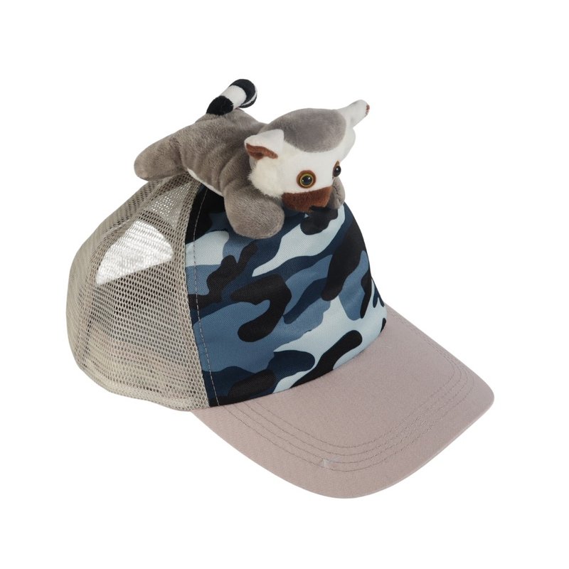 六福村x六福莊 狐猴棒球帽 官方直營 - 帽子 - 其他材質 多色