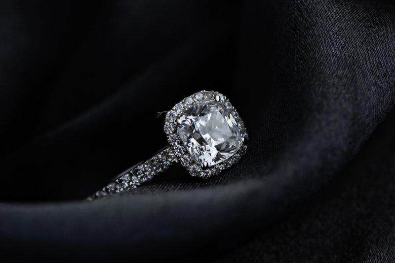 【求婚戒指】With You 和你一起 • 純銀厚鍍18K金 • 結婚鑽戒 - 戒指 - 純銀 粉紅色