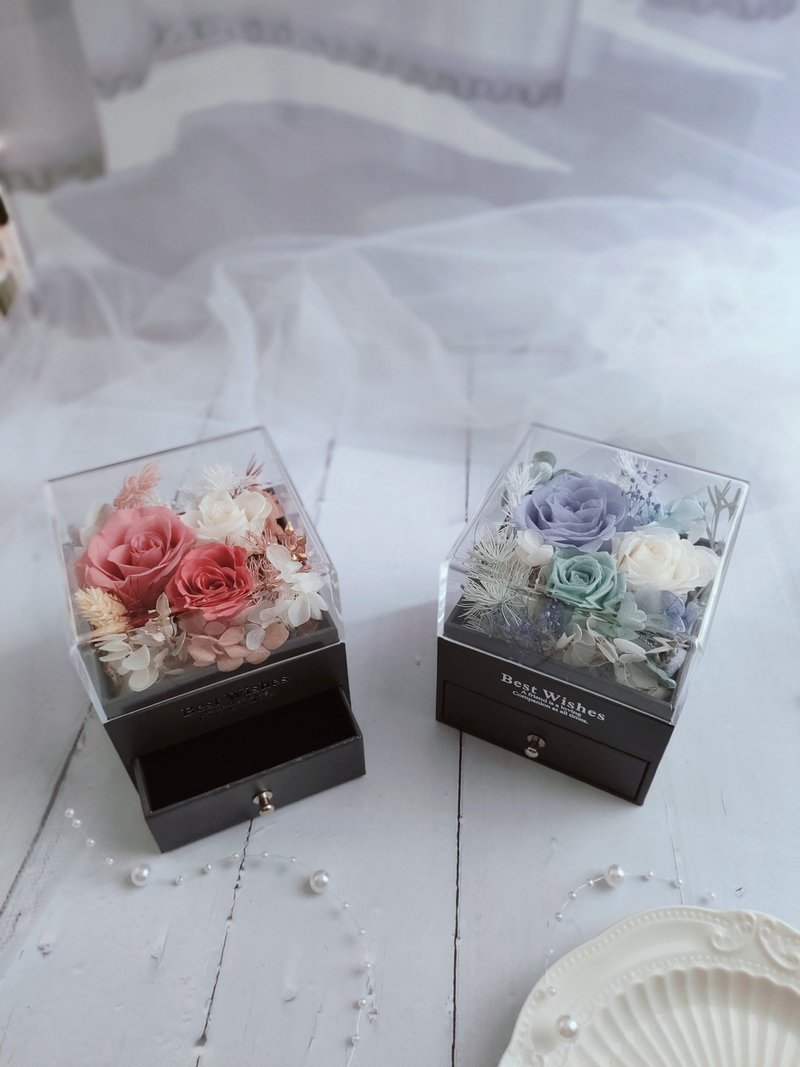 [Class per person] Floral Art Course-Preserved Flower Ornament Box Gift - จัดดอกไม้/ต้นไม้ - พืช/ดอกไม้ 