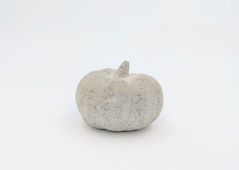 【Pumpkin diffuser Stone】Paperweight - Items for Display - Cement Gray