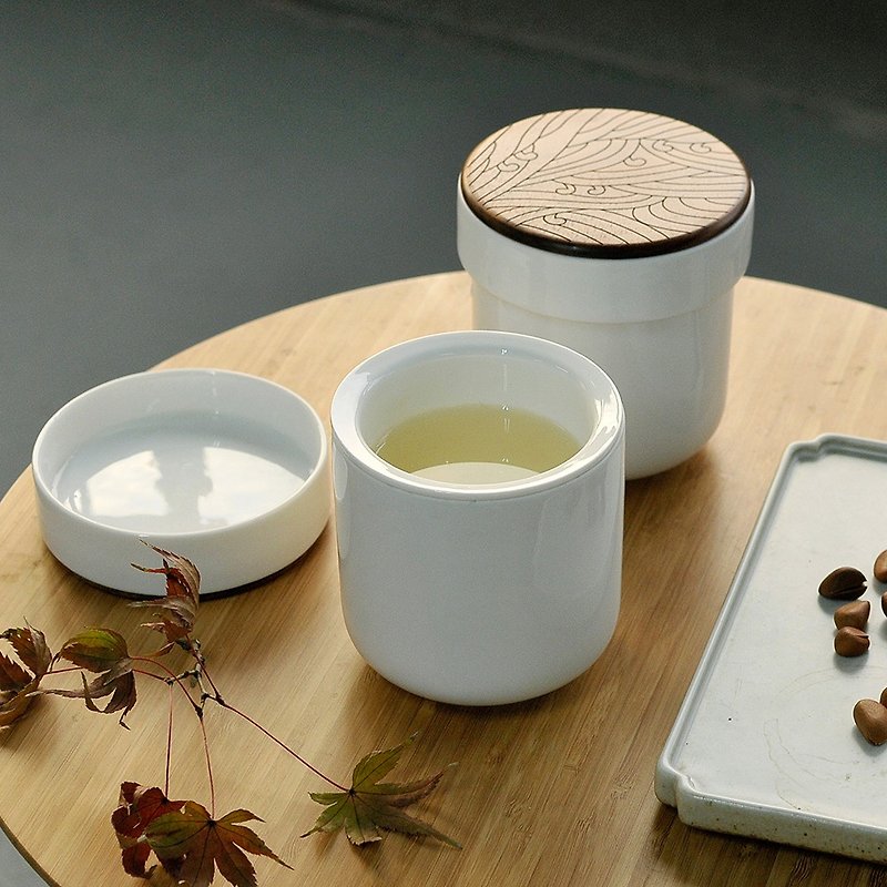 One person one tea creative retro ceramic mug mug office water cup couple coffee cup milk tea cup - ถ้วย - ดินเผา 