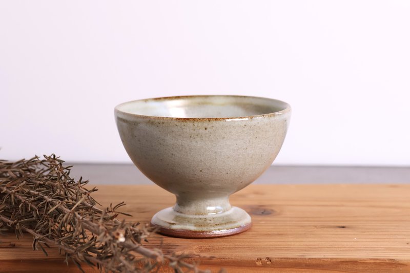 墨青梅灰點心碗 - 碗 - 陶 