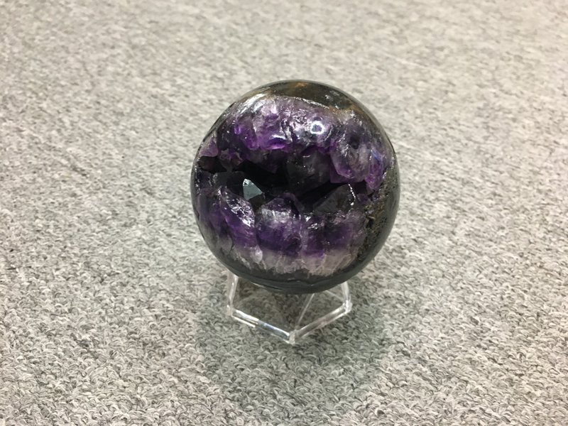 紫晶洞 開口笑 ( 1 ) - 招財 招人緣 有助學業 - 擺飾/家飾品 - 水晶 