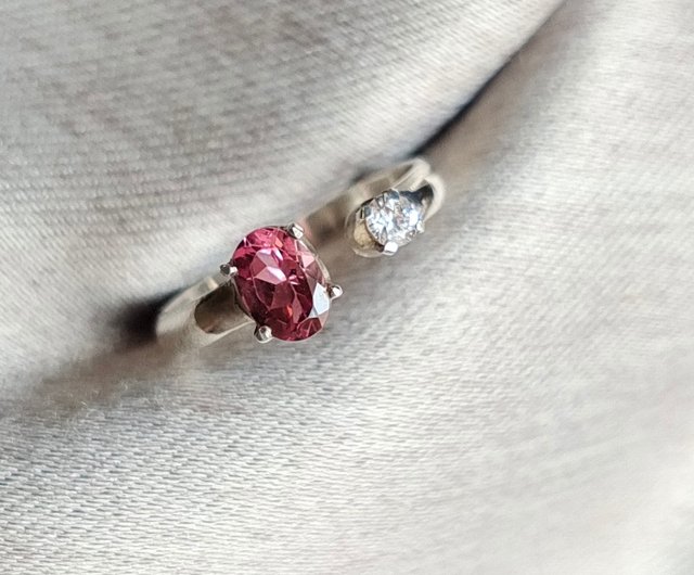 イーダーオーバーシュタイン　ピンクトルマリン　リング　ハンドメイド イーダーオーバーシュタイン ピンクトルマリン リング ハンドメイド