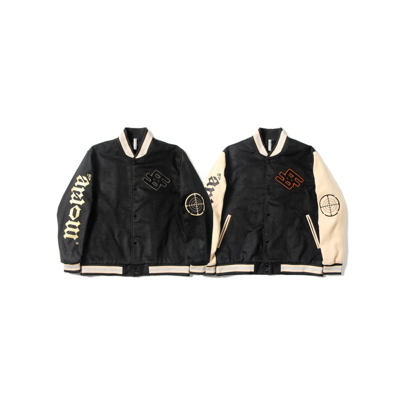 .67ARROW RUMOR HAS IT_VARSITY JACKET_棒球外套 棒外 潮流夾克 - 男夾克/外套 - 棉．麻 黑色