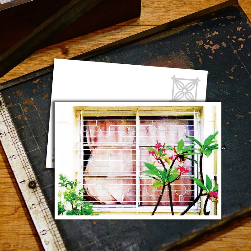 Lao Wu Yan – Iron Window Grille Postcards - การ์ด/โปสการ์ด - กระดาษ 