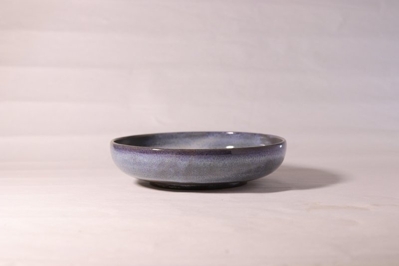 Stone Lan shallow bowl - ถ้วยชาม - ดินเผา สีน้ำเงิน