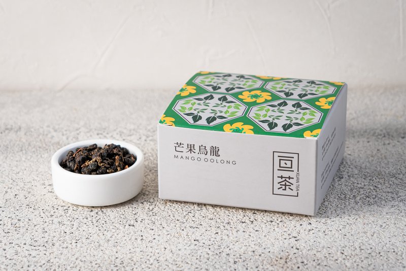 【Mango Oolong Tea】Fruit Scented Tea Loose Tea 30g Gencha - ชา - สารสกัดไม้ก๊อก สีเขียว