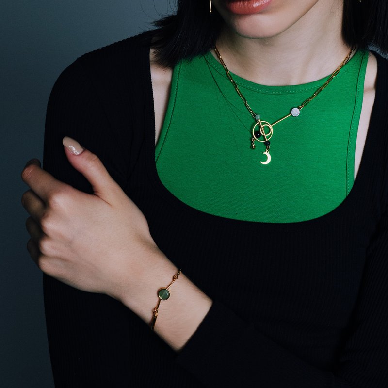 UFO 天文學金色項鍊 - 項鍊 - 銅/黃銅 