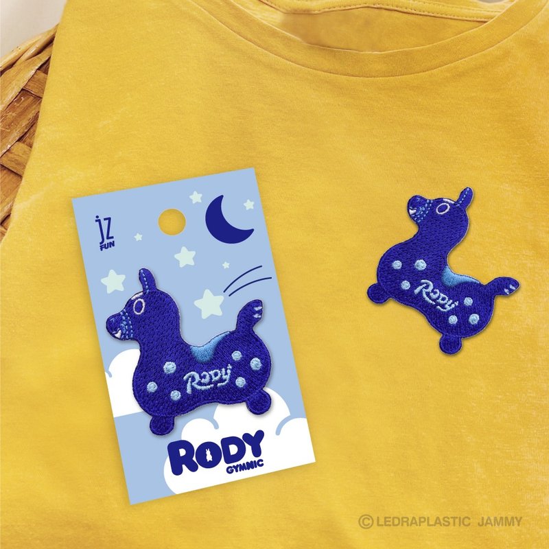 JzFun / Rody 跳跳馬 刺繡裝飾貼 (NIGHT) - 其他 - 繡線 