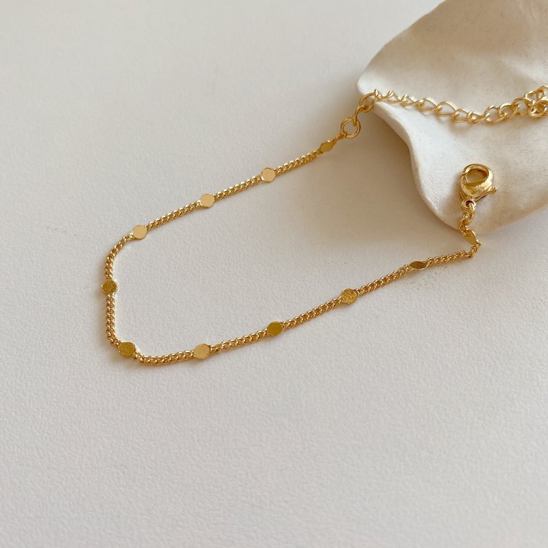 金色年華 - 黃銅電鍍18K金手鍊 - 手鍊/手環 - 銅/黃銅 金色